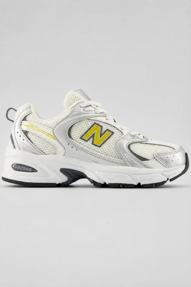 Produto - Tênis New Balance Unissex 530 Prata e Amarelo