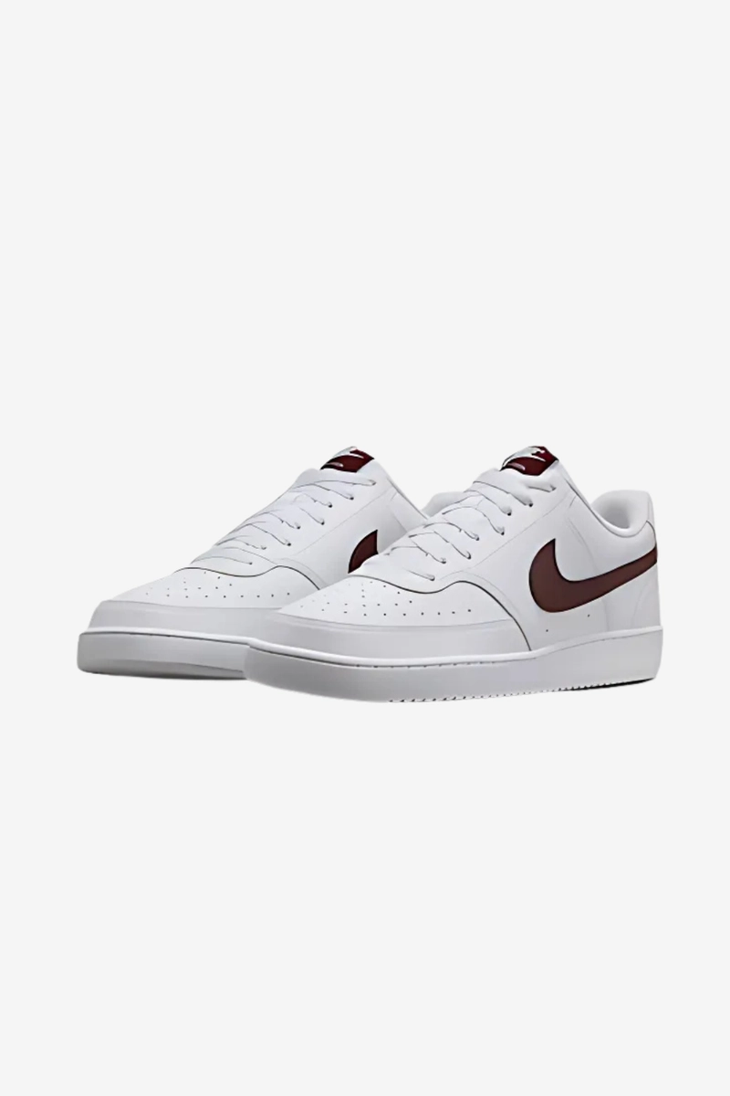Tênis Nike Court Vision Low Masculino Branco e Vermelho Tênis Nike Court Vision Low Masculino Branco e Vermelho