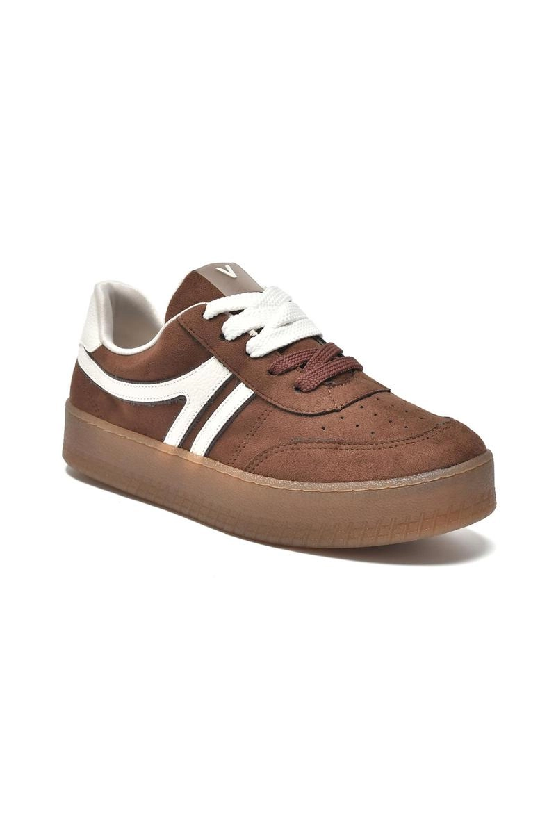 Tênis Via Marte Casual Cadarço Bicolor Feminino