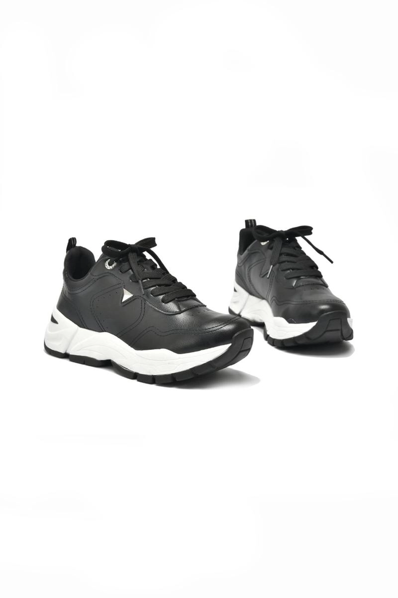 Tênis Via Marte Casual Jogging Preto