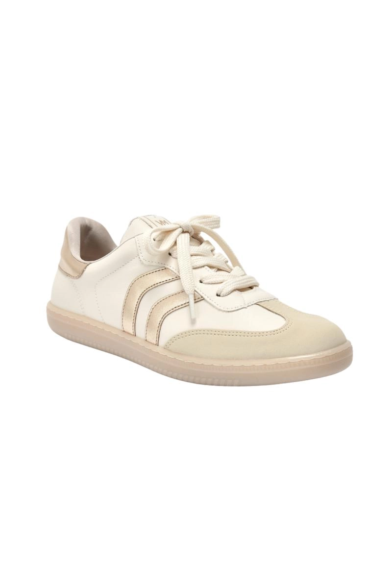 Tênis Via Marte Casual Listra Metalizada Feminino
