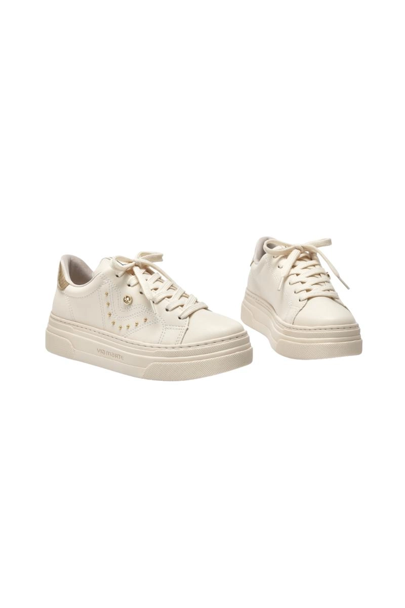 Tênis Via Marte Casual Metalizado Feminino