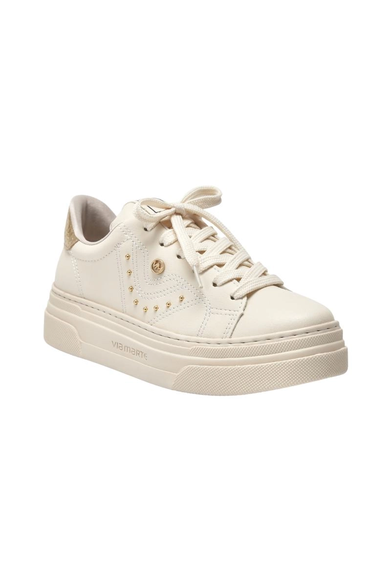 Tênis Via Marte Casual Metalizado Feminino