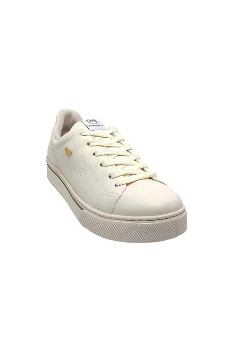 Tênis Via Marte Casual Napa Feminino Marfim Tênis Via Marte Casual Napa Feminino Marfim