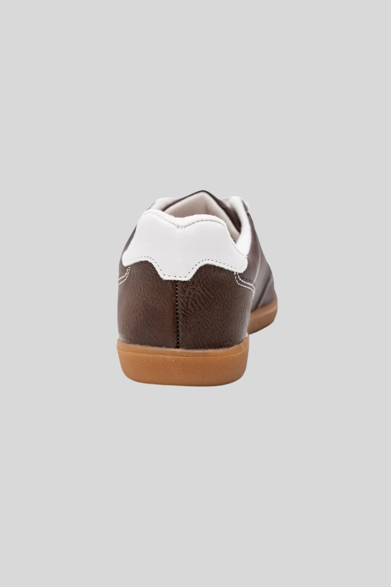 Tênis Vizzano Casual Feminino Branco e Chocolate Tênis Vizzano Casual Feminino Branco e Chocolate