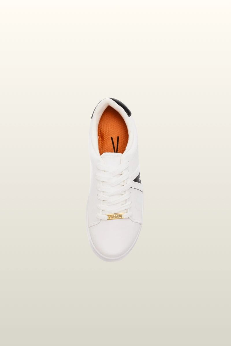 Tênis Vizzano Casual Feminino Branco e Preto Tênis Vizzano Casual Feminino Branco e Preto