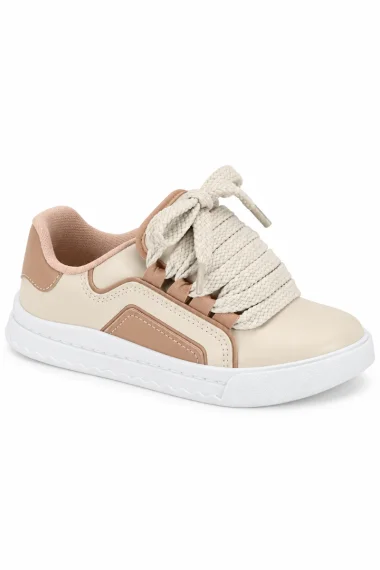 Tênis Casual Juvenil Feminino Molekinha Nude Tênis Casual Juvenil Feminino Molekinha Nude