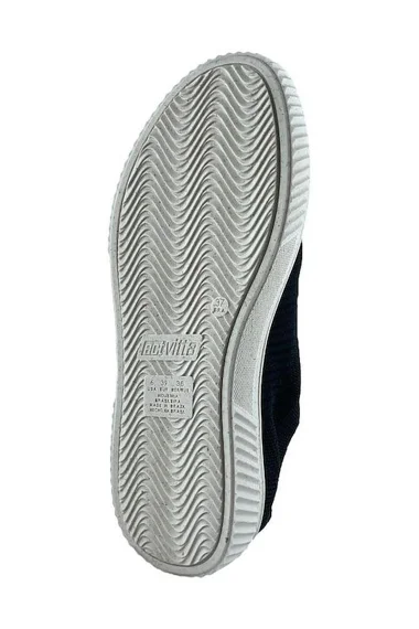 Tênis Masculino Casual Knit Confort Preto