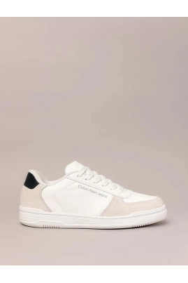 Tênis Masculino Court Calvin Klein Jeans Branco Tênis Masculino Court Calvin Klein Jeans Branco