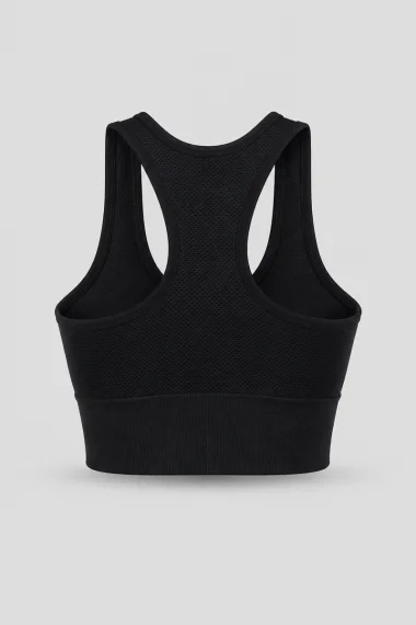 Top Feminino Sem Costura Sea Brazil Preto Top Feminino Sem Costura Sea Brazil Preto