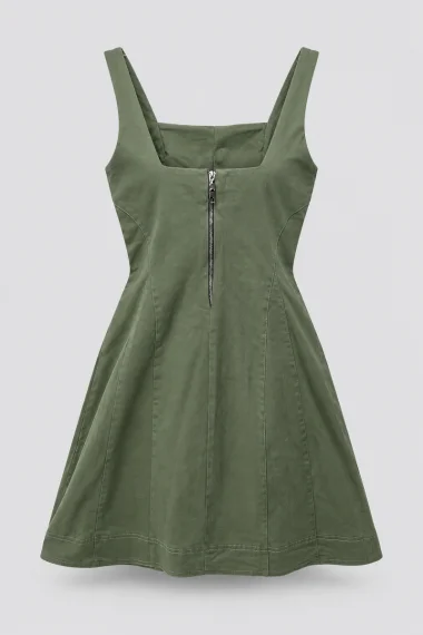 Vestido Feminino Curto Sarja Gatabakana Vestido Feminino Curto Sarja Gatabakana