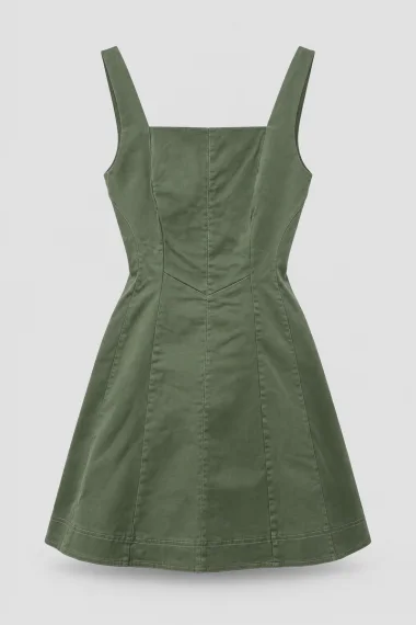 Vestido Feminino Curto Sarja Gatabakana Vestido Feminino Curto Sarja Gatabakana